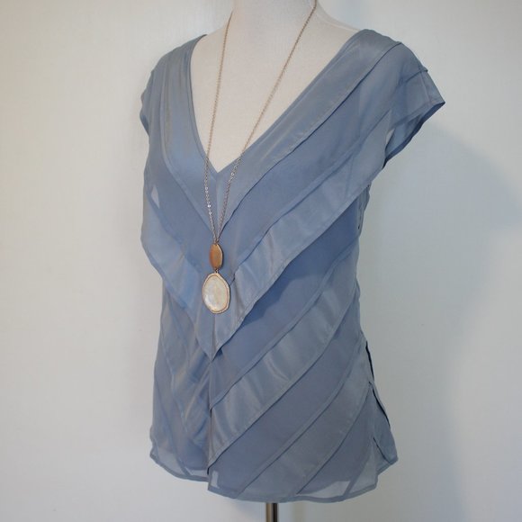 BANANA REPUBLIC Medium Blouse Blue